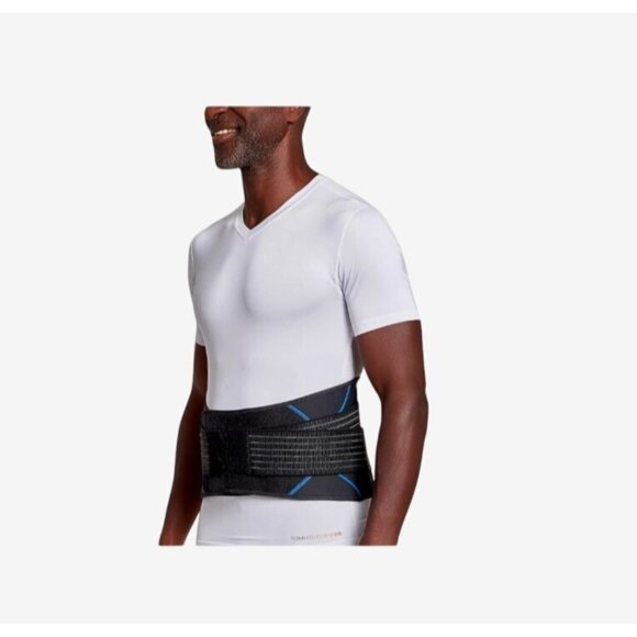 Tommie Copper Adjustable Back Brace 2X/3X Black Nylon w Infrared Unisex New - Picture 5 of 6